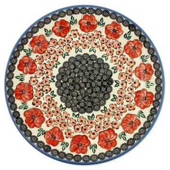 Talerz obiadowy z rantem Ø28cm II Gatunek dek. 168 Wiza